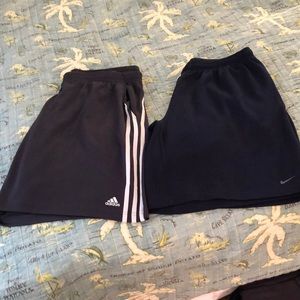 Bundle of Nike & Adidas mesh shorts